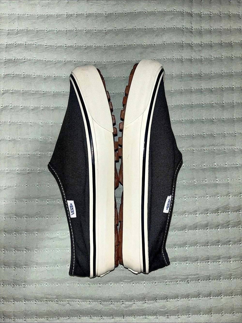 Vans Classic Slip-On Mule Backless Sneakers - Black & White - M8.5/W10
